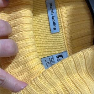 Marsh Landing Sunny Yellow Knit Top